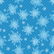 Hand drawn seamless pattern: edelweiss and little flowers. Hand drawn seamless pattern: edelweiss and little flowers.