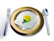 Fired egg
