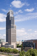 View of Warsaw - capital of Poland . City center with.