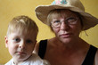 grandson and grandmother grandson and grandmother