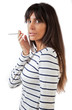Smoking woman