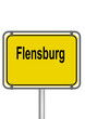 Schild Flensburg Schild Flensburg