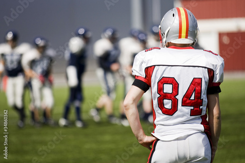Photo: American football players American football players