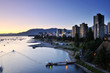 Summer sunset at English Bay Summer sunset at English Bay