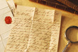 Reading correspondence from the 1800's
