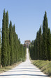 Amelia (Umbria, Italy) - Old villa and cypresses Amelia (Umbria, Italy) - Old villa and cypresses