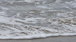 splash of seawater with sea foam and waves