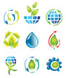 Vektor: Set of nature design elements Set of nature design elements