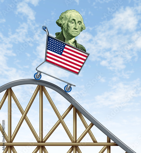 Illustration: Economic rollercoaster ride Economic rollercoaster ride