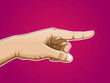 Vector: Hand Pointing Hand Pointing