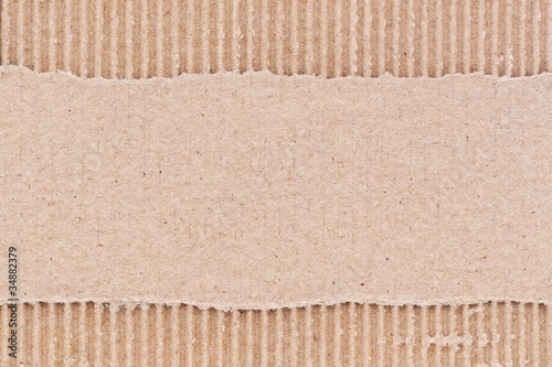 Photo: Feuille de carton ondulé Feuille de carton ondulé