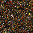 Stained glass texture different orientation. EPS 8