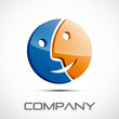 Logo double-sided # Vector