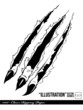 Illustration #008 - Claws Ripping Paper Illustration #008 - Claws Ripping Paper