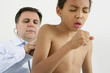 État fièvreux- Auscultation d'un enfant