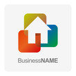 Logo maison A blanc