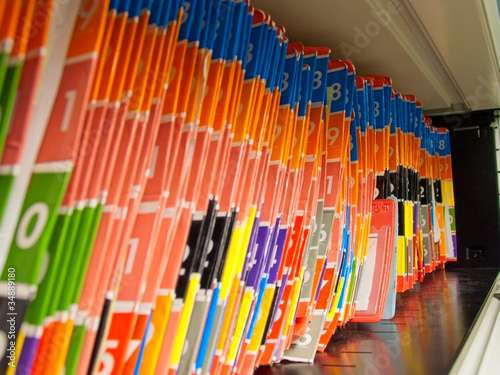 Photo: Medical Records folders. Medical Records folders.