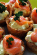 Canapés de salmón
