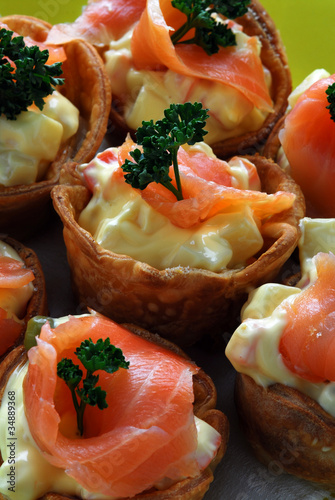 Photo: Canapés de salmón Canapés de salmón