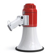 Illustration: Megaphone - standing Megaphone - standing