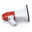 Megaphone - on the ground with side view