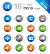 Glossy Buttons - Hotel icons Glossy Buttons - Hotel icons