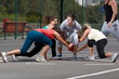 Leisure time in a park