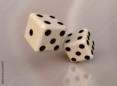 Illustration: 3D Dice 3D Dice