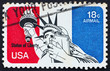 Postage stamp USA 1974 Statue of Liberty