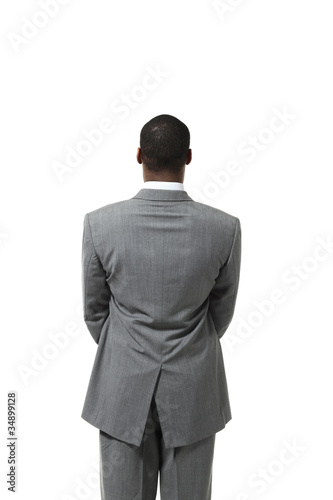 Photo: businessman shot back businessman shot back