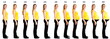 Collage of different weeks of pregnancy