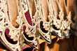 Shoes at the market Shoes at the market