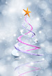 Abstract Christmas tree background