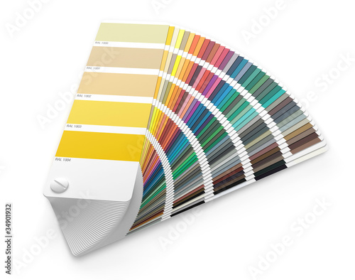 Illustration: Nuancier RAL sur fond blanc 1 Nuancier RAL sur fond blanc 1