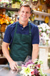 Man working in florist