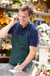 Man working in florist