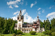 Idyllic royal castle in a mountain forest
