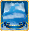 blue stage clouds