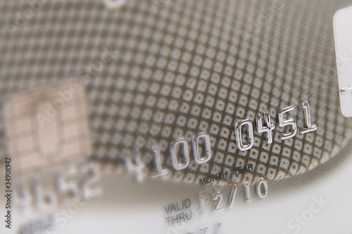 Photo: closeup of credit card closeup of credit card