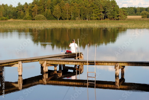 Foto: einsamer Angler einsamer Angler