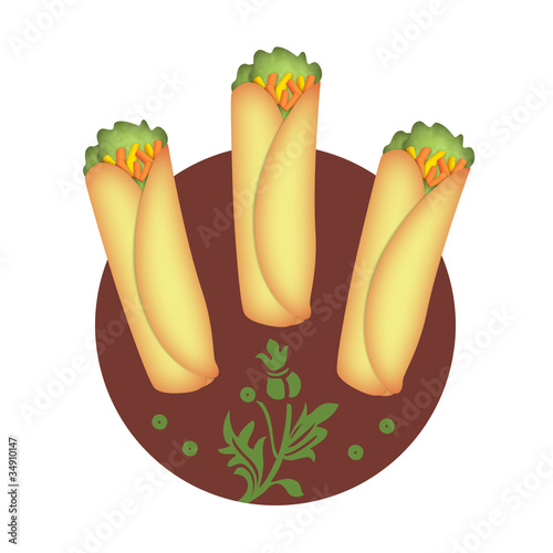 Illustration: Spring Rolls Spring Rolls