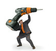 Photo: Bricolage - les outils adaptés - la visseuse géante Bricolage - les outils adaptés - la visseuse géante