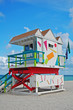 lifeguard hut in Miami