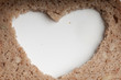 Foto: Herz in Brot Herz in Brot