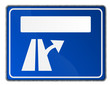 Autobahnschild Abfahrt