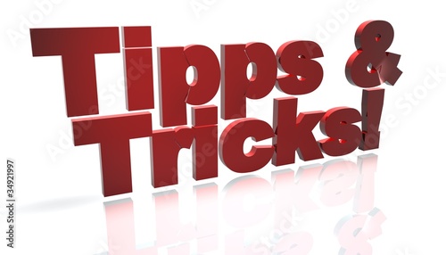 Illustration: 3D Schrift 3 - Tipps & Tricks 3D Schrift 3 - Tipps & Tricks