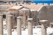 Ruins of ancient temple. Lindos. Rhodes island. Greece Ruins of ancient temple. Lindos. Rhodes island. Greece