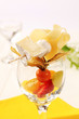 Cheese and fruit appetizer Cheese and fruit appetizer