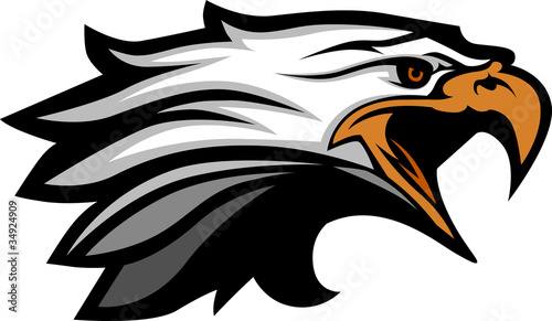 Vector: Mascot Head of an Eagle Vector Illustration Mascot Head of an Eagle Vector Illustration