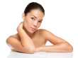 Beauty face skin care woman